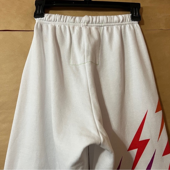Aviator Nation | Bolt Gradient Sweatpants White Rainbow Jogger Pants Size XS - Picture 11 of 16